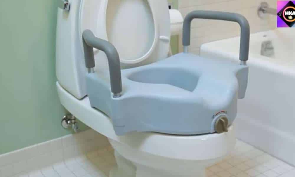 Elevated Toilet Seat With Handles